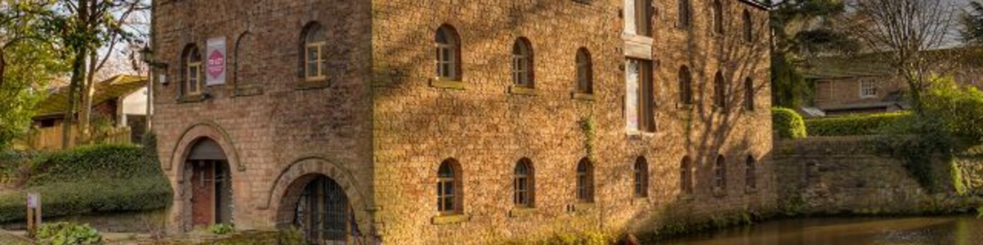 Photograph of a warehouse by Peak Forest Canal, Marple, Greater Manchester, England