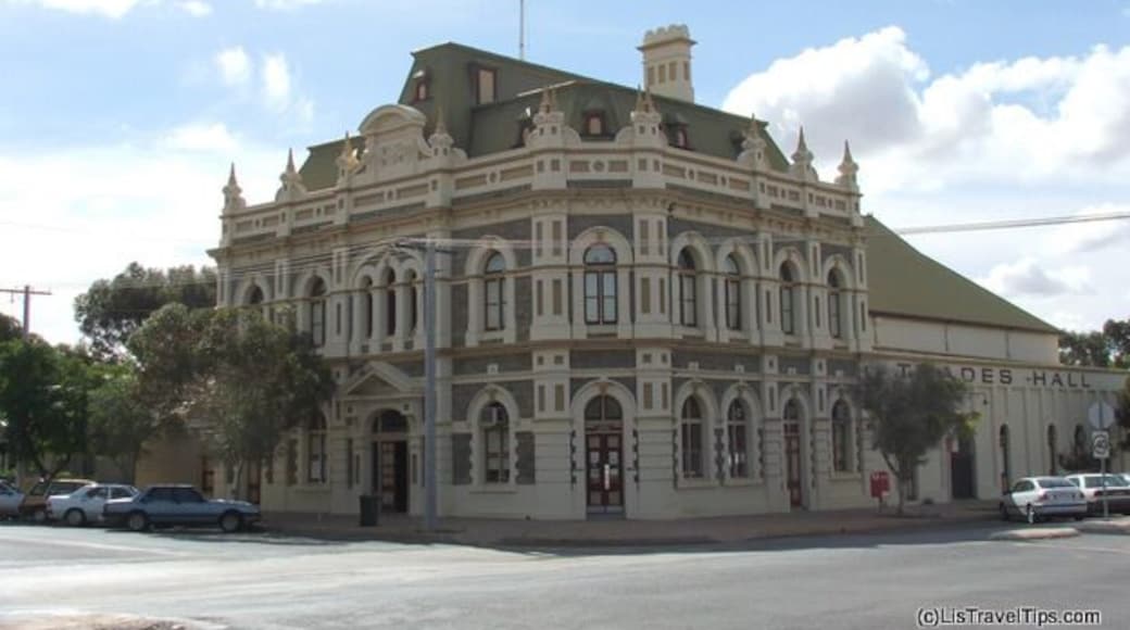#troveon
Broken Hill is just a country town a long, long way from anywhere (about 500km to Adelaide) today. But the town grew rich on mines - and has some impressive buildings on the main drag Argent Street (really)
This is Trades Hall on Blende Street - yes this is pretty much where unionism started in NSW. When I worked there in the mid 1980's married women couldn't be union members and were therefore very limited in the jobs they could do.