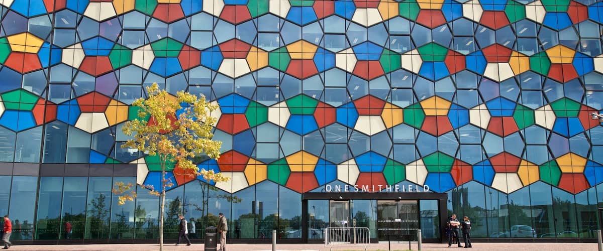 Stoke-on-Trent which includes modern architecture