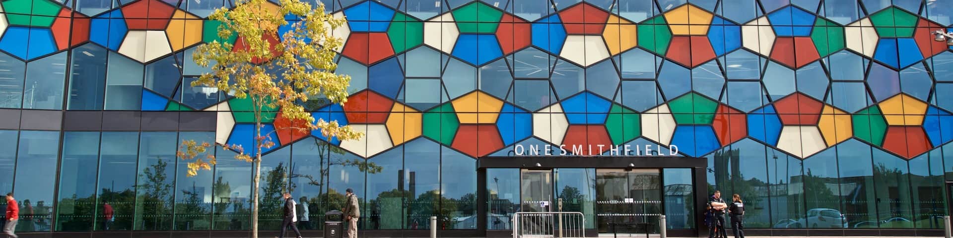 Stoke-on-Trent which includes modern architecture