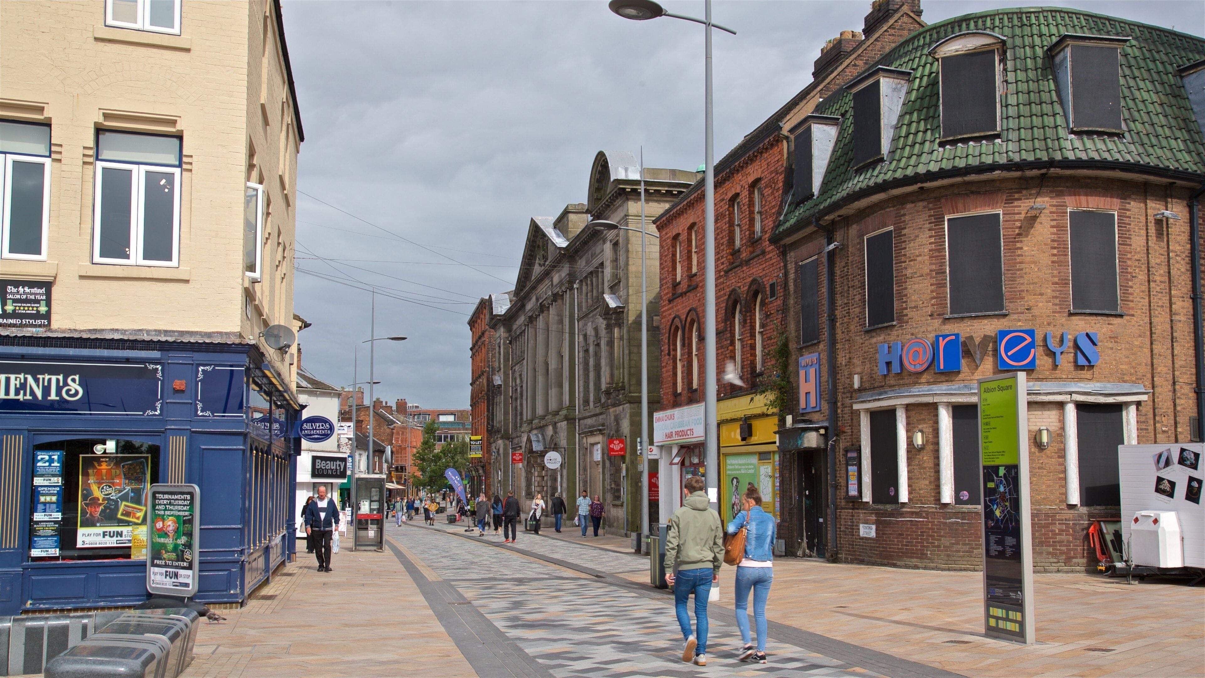 Stoke-on-Trent which includes street scenes as well as a couple