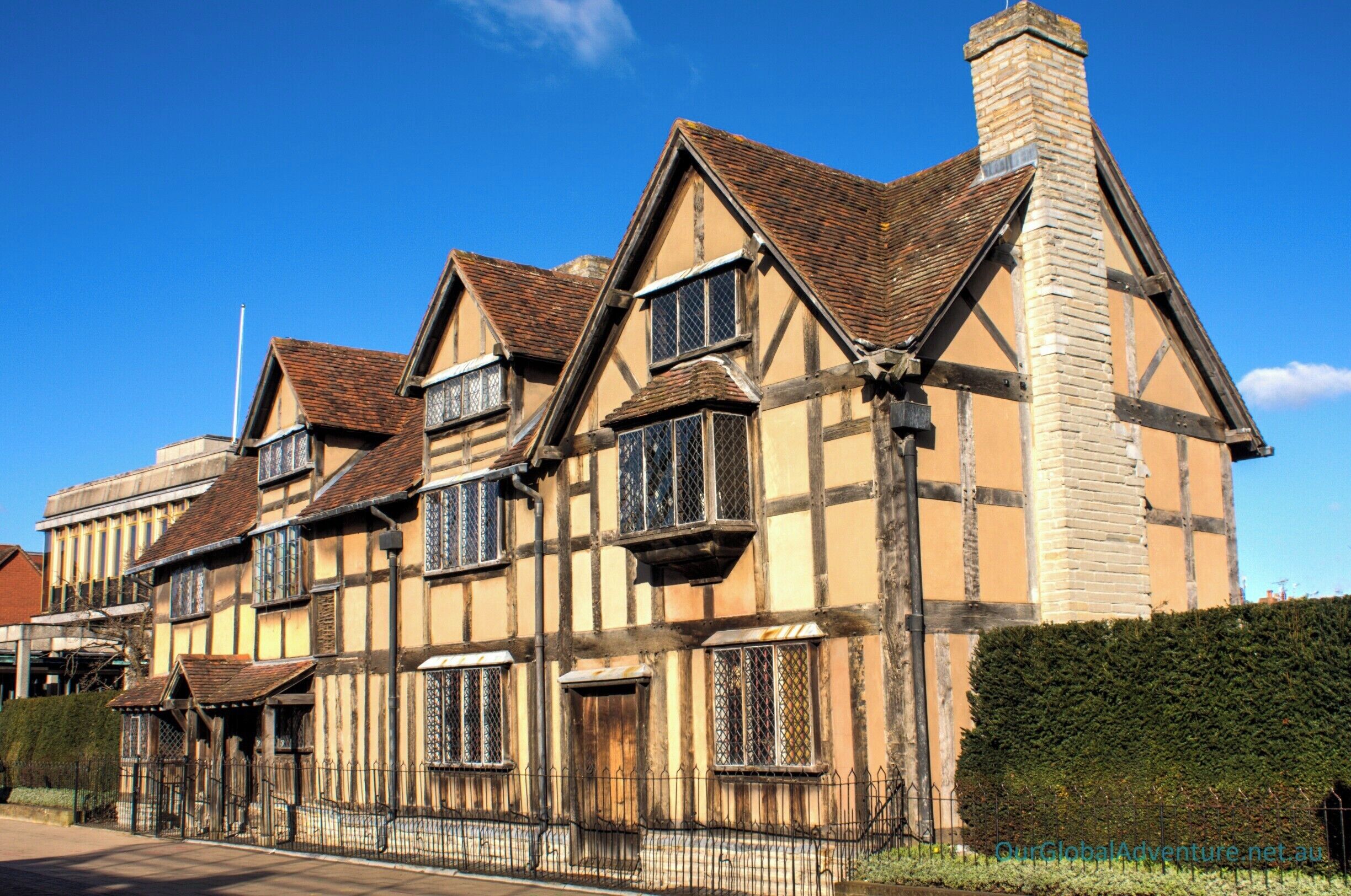 The birthplace of The Bard himself...
William Shakespeare. 