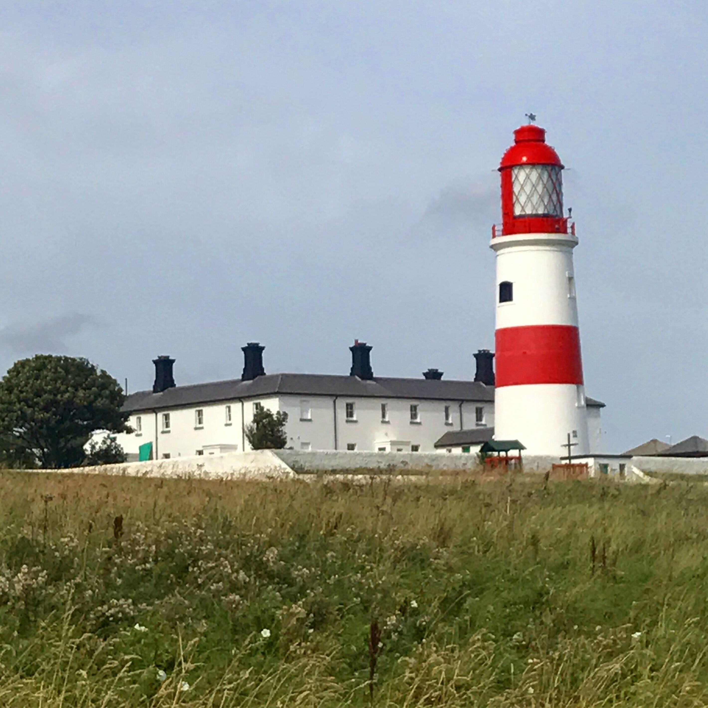 Souter was the first lighthouse in the world to be actually designed and built specifically to use alternating electric current, the most advanced lighthouse technology of its day. First lit in the 1870s. Some beautiful walks along the paths adjacent to the lighthouse itself