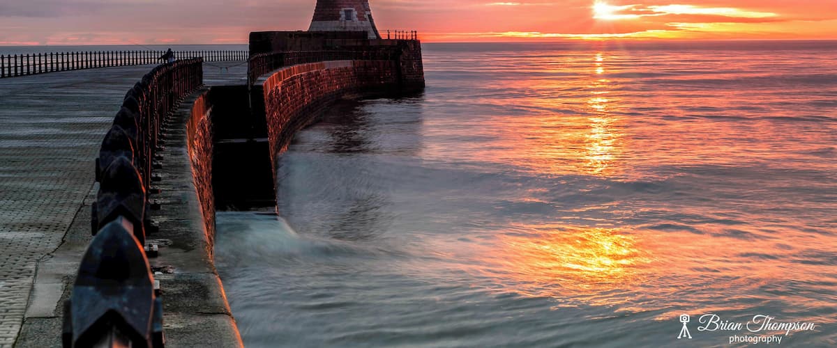 Another cracking sunrise at Roker pier this morning