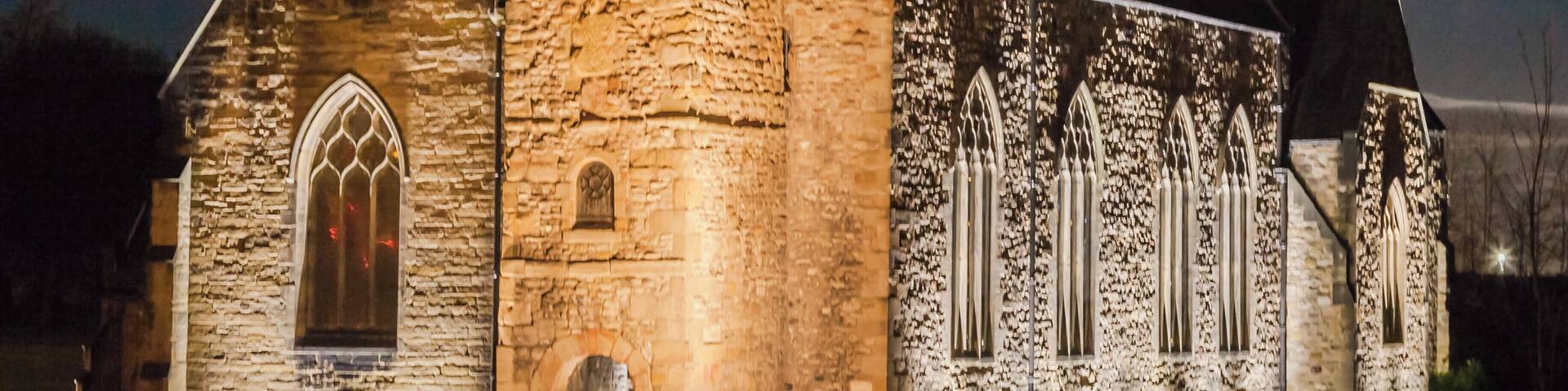 St Peters in the moonlight