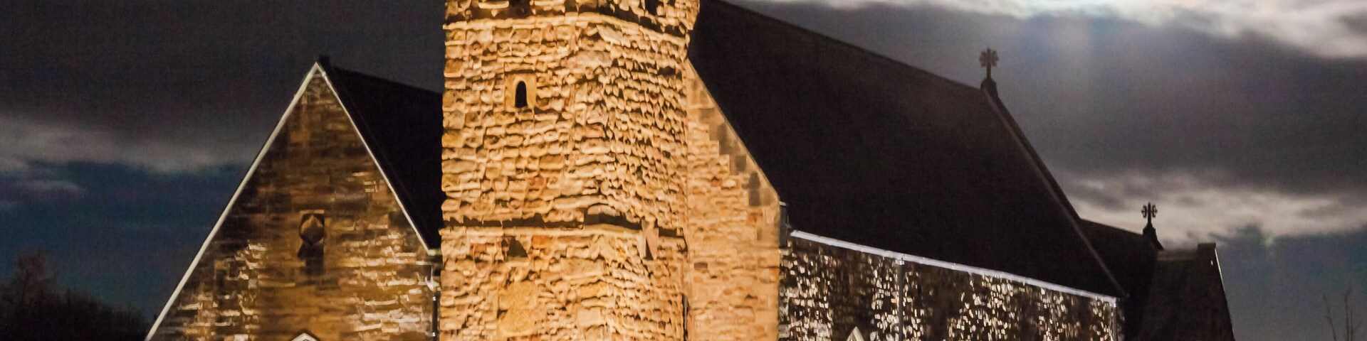 St Peters in the moonlight