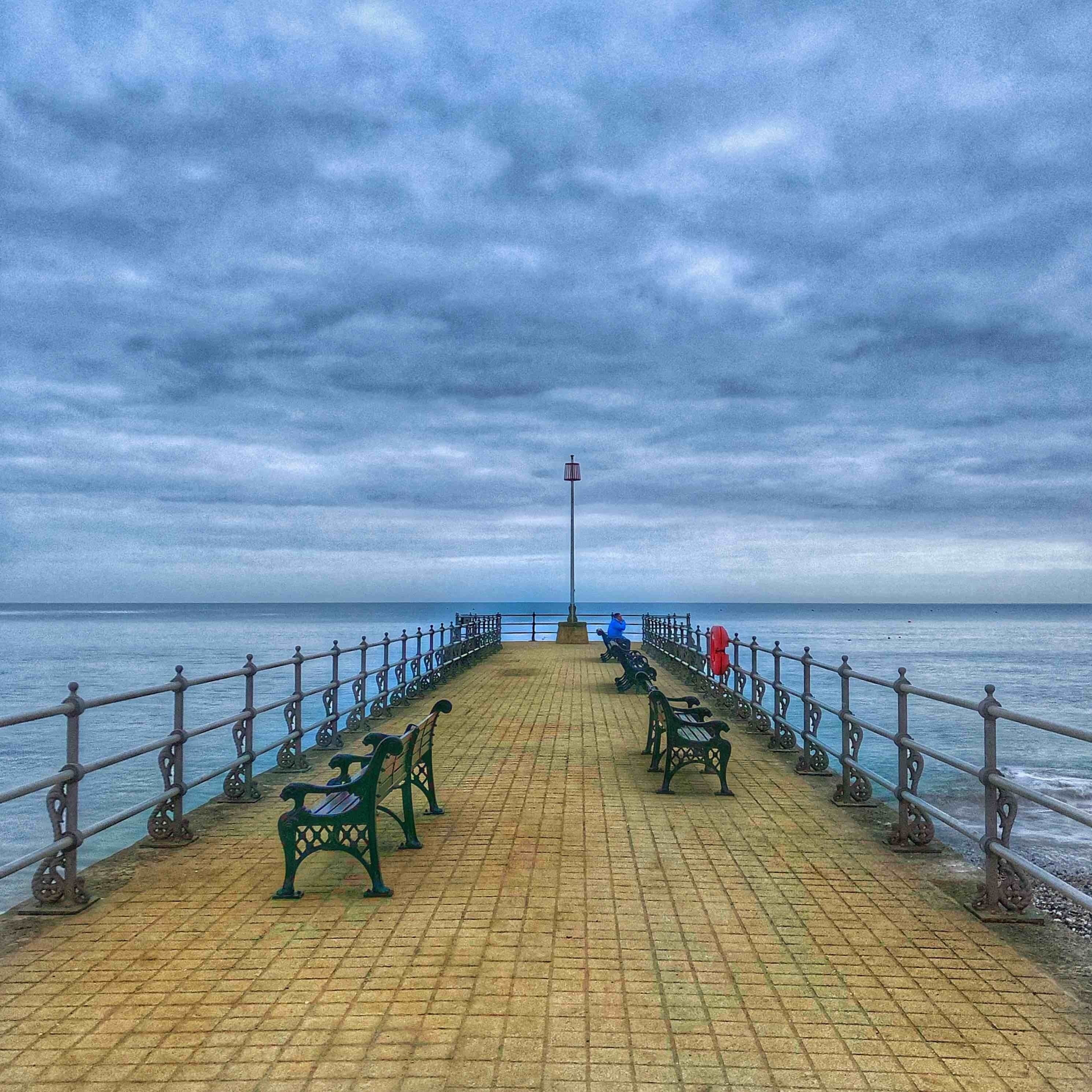 Pier in the loverly seaside town of Swanage, with a great sandy beach