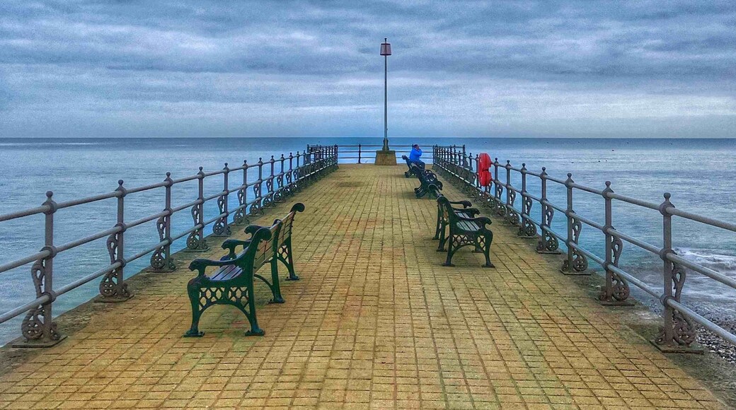 Pier in the loverly seaside town of Swanage, with a great sandy beach