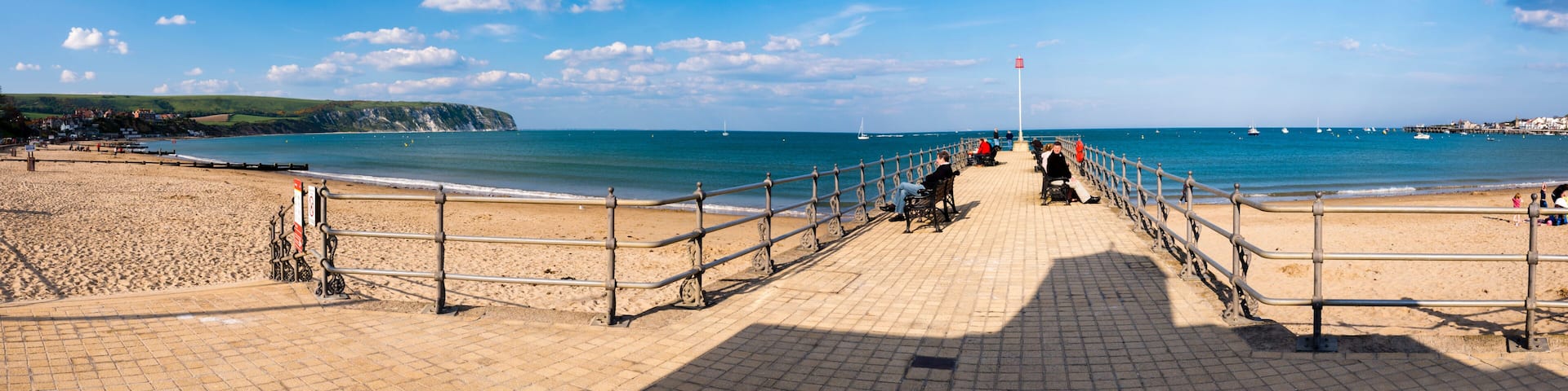 Swanage Pier, Swanange Beach, Dorset, Jurassic Coast, England, United Kingdom, Europe