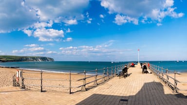 Swanage Pier, Swanange Beach, Dorset, Jurassic Coast, England, United Kingdom, Europe