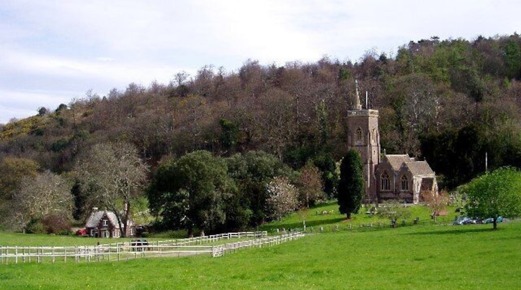 St. Audries Church. A charming little church, next to the A39 in West Quantoxhead