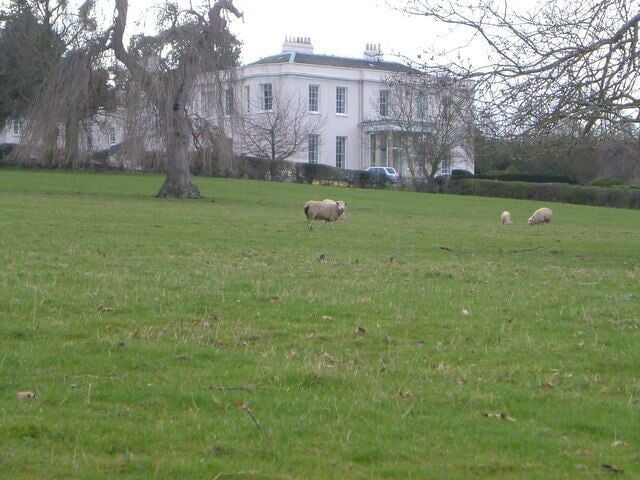 Mount Somerset Luxury Country House Hotel, formerly Henlade House. Seen from the north-east, from the corner of Greenway Lane and Stoke Hill. Early nineteenth century.