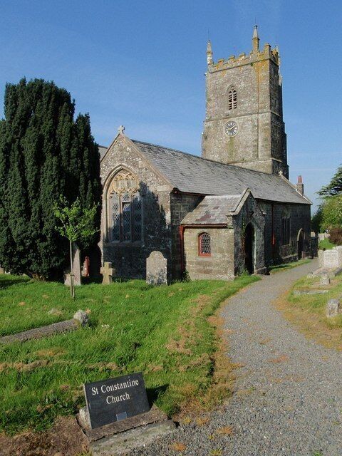 SS Constantine and Aegidius' parish church, Milton Abbot, Devon, seen from the east