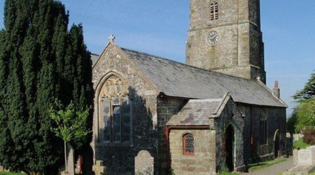 SS Constantine and Aegidius' parish church, Milton Abbot, Devon, seen from the east