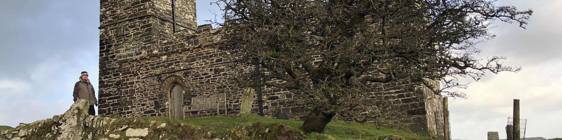 We were driving around and came across this beautiful little church on a hill. We decided to walk to it through a hail storm. It is a 12th century church and is the highest church in England. The rock that it rests on is formed from basaltic lava which was formed 350 million years ago in a shallow sea. It is unusual as the rest of the moor is mostly made of granite.