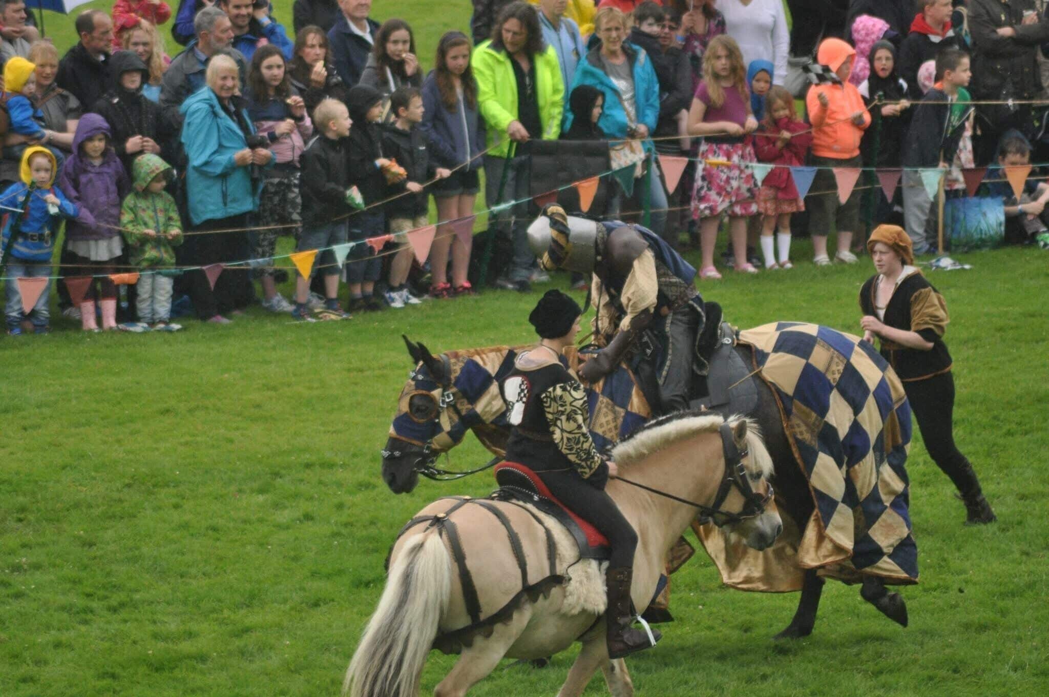 Linlithgow Peel.

Jousting.