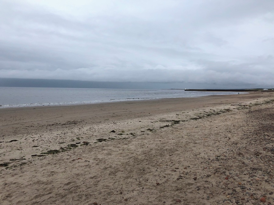 Wow a beach on the North Sea