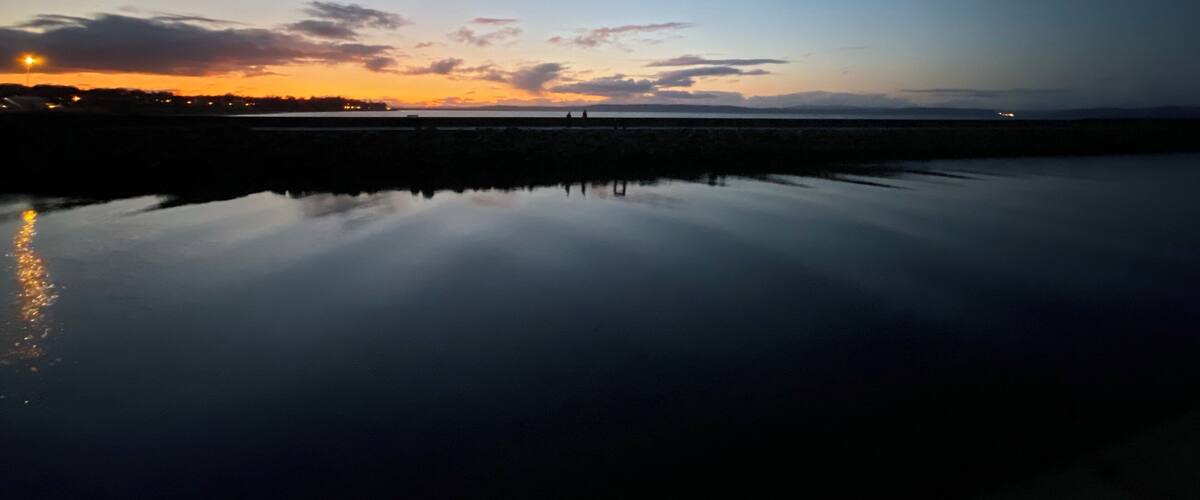 A bit chilly but lovely sky