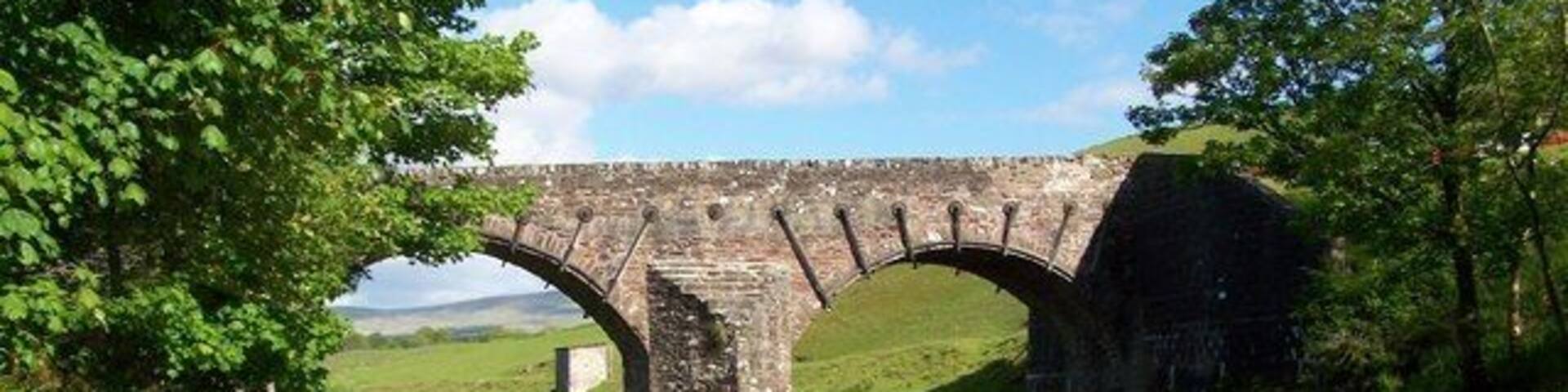 Bridge over Allan Water. This bridge is north of Kinbuck
