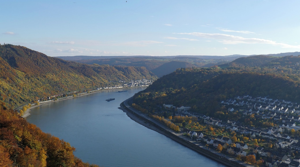 Bad Salzig und Kestert, von Burg Liebenstein aus gesehen