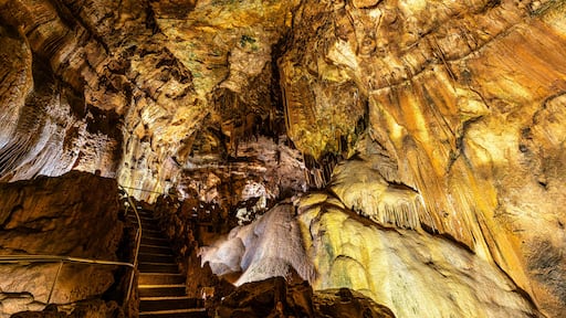 Mira de Aire Caves, Grutas de Mira de Aire at Leiria, Portugal. A set of limestone caves in Porto de Mos