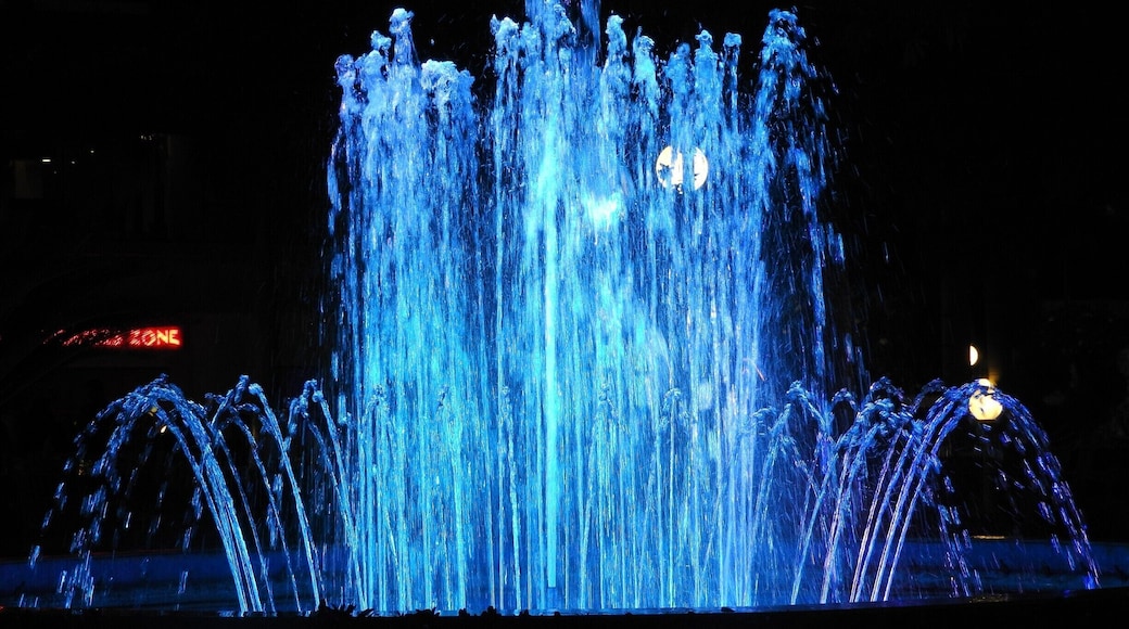Magical fountain. #Blue