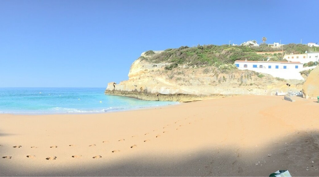Get there early enough and you'll have the entire beach to yourself. My little one enjoying "her" beach ☺