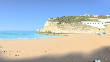Get there early enough and you'll have the entire beach to yourself. My little one enjoying "her" beach ☺