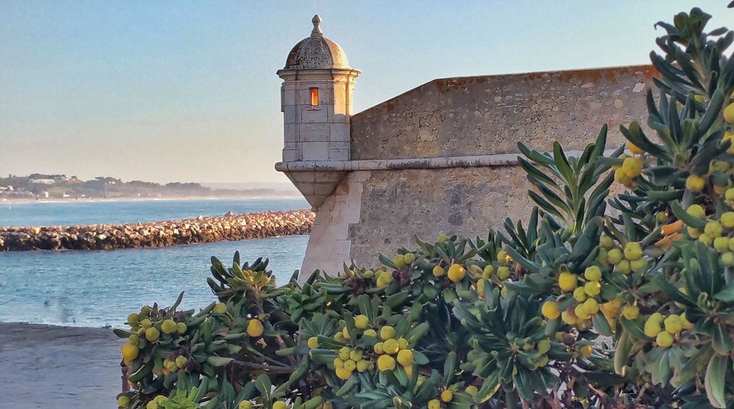 Ponta da Bandeira Fort in Lagos, Portugal stands sentinel on the coast today as it did when Portugese ships ruled the seas.
