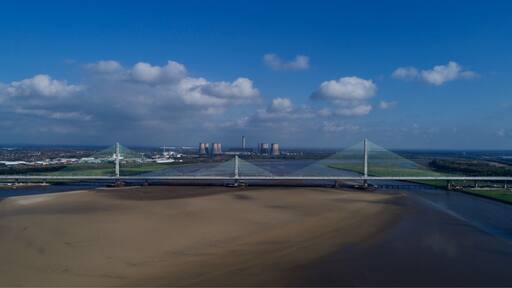 The new Runcorn bridge. Just opened.