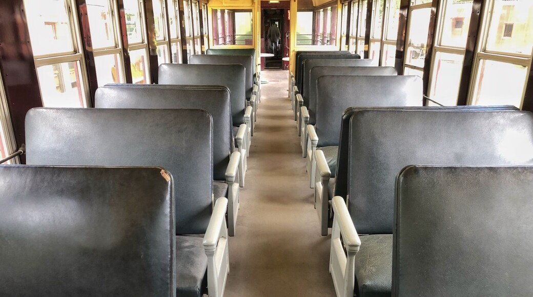 We spent some time wandering through the old trains. My 6yo nephew loved it! The seats reminded me of the old “red rattlers” that ran in Sydney in the 1980s