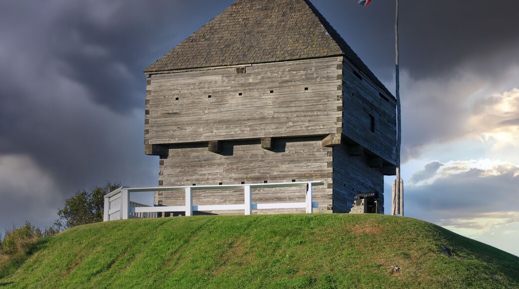 Fort Howe, Saint John, NB before a storm