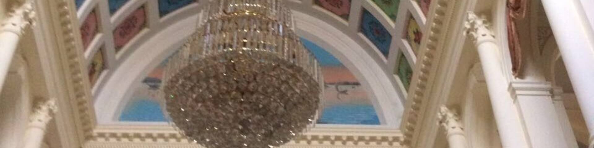 Ground Floor Artistic Roof of Noor Mehal Bahawalpur.