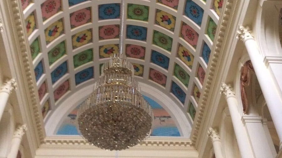 Ground Floor Artistic Roof of Noor Mehal Bahawalpur.