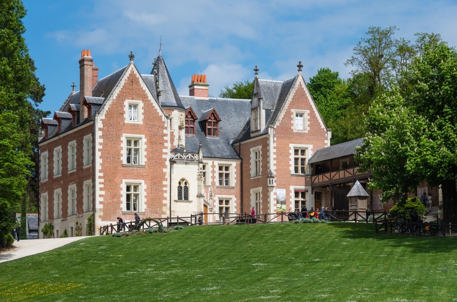Clos Luce castle. Loire valley, France