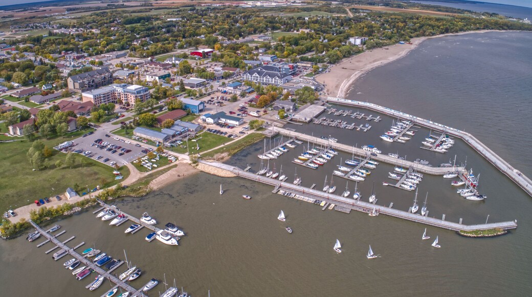 Gimli is a popular Tourist Destination on the West shore of Lake Winnipeg in Manitoba