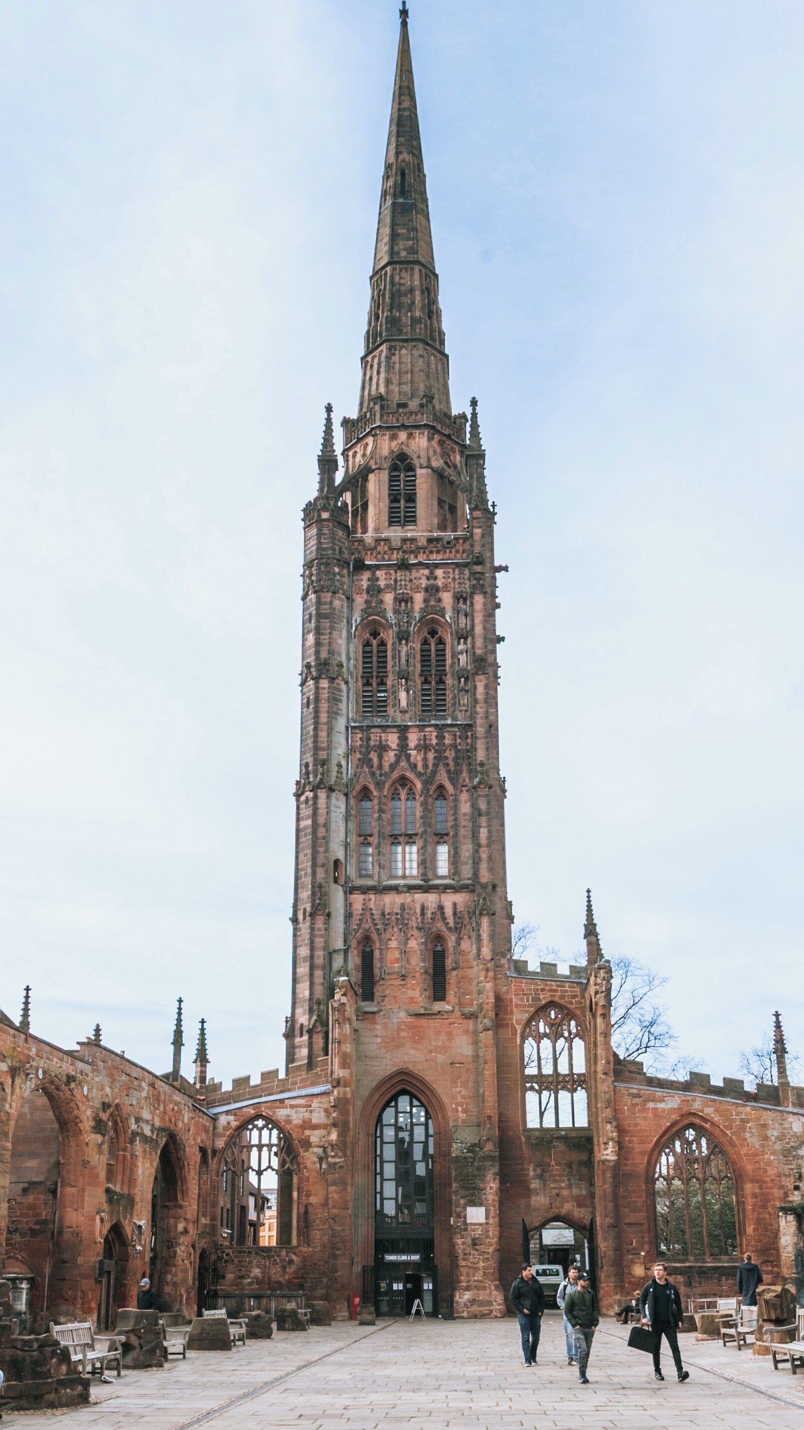 Coventry Cathedral showcases stunning architecture in the heart of Coventry City Centre, reflecting the city's rich history and resilience