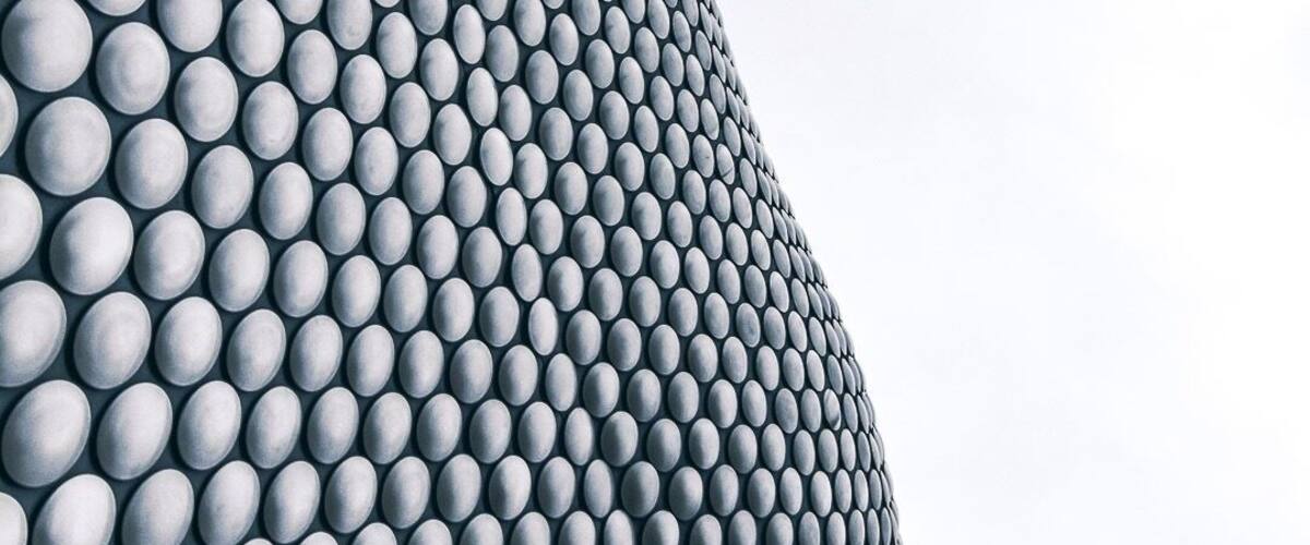 Not So trypophoba-friendly I’m afraid.
A part of the Bullring Shopping Centre outside Selfridges in Birmingham, UK.