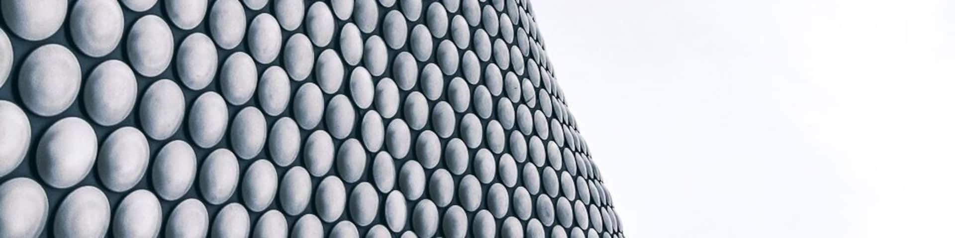 Not So trypophoba-friendly I’m afraid.
A part of the Bullring Shopping Centre outside Selfridges in Birmingham, UK.