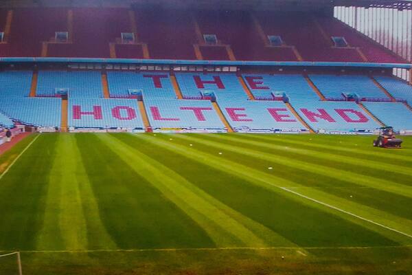 The famous Holte End at Villa Park - home of Aston Villa. They didn't actually offer stadium tours, but I sweet talked security and was allowed to explore the whole place unattended!