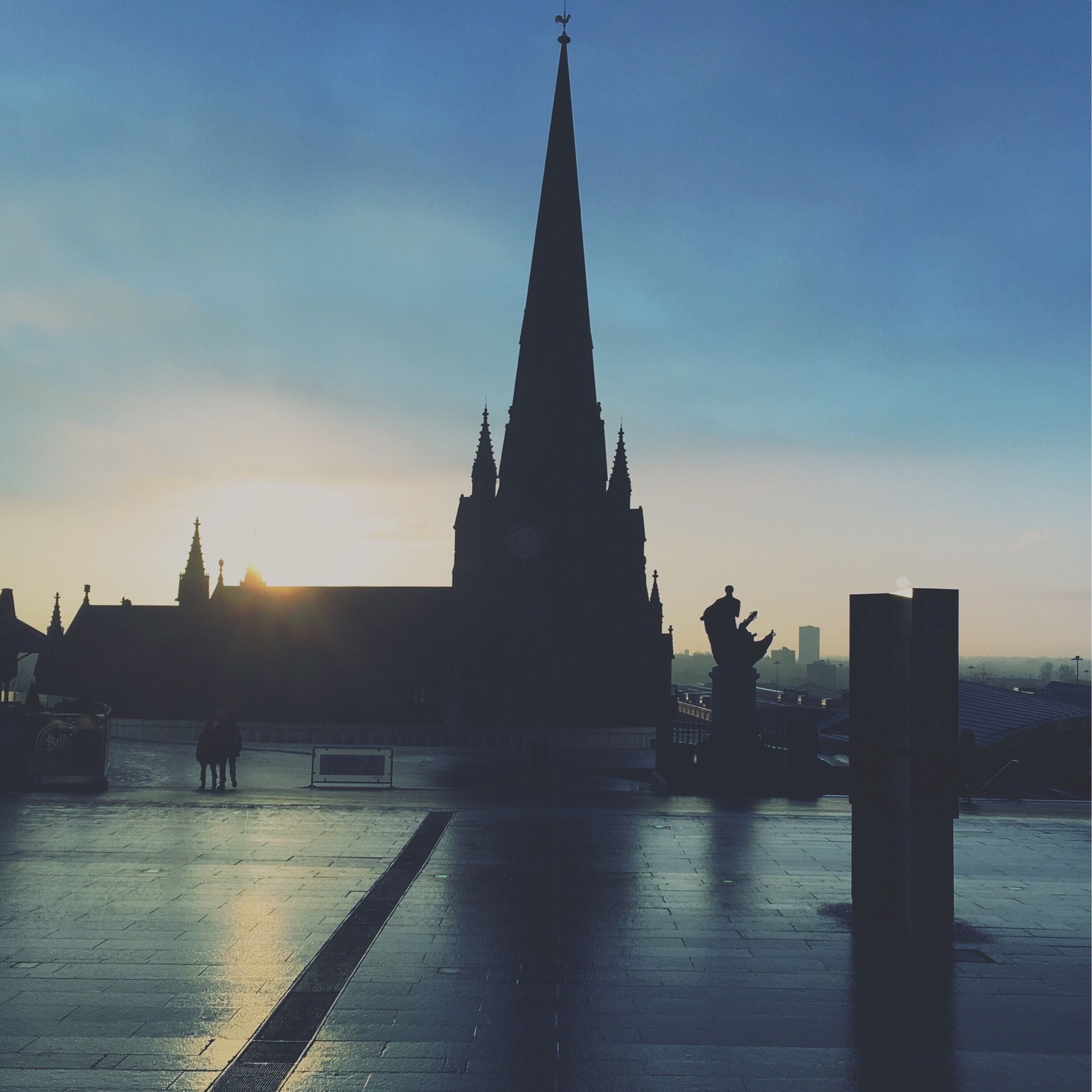 Sunrise and silhouettes, Birmingham. 

#sunrise #birmingham #iPhone #church #architecture #city #churches #uk #winter #blue