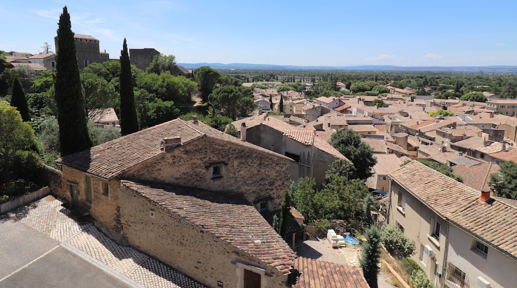 Vue d'ensemble de Bollene, ville de Bollene, departement du Vaucluse, France