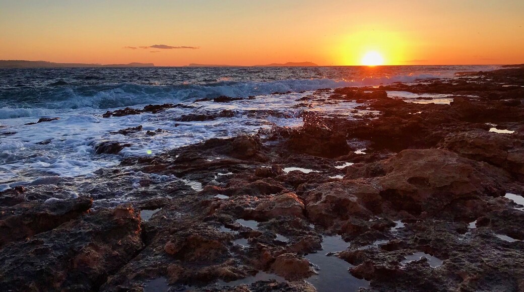 Though Ibiza is mostly known for the best parties, it also has the most incredible sunsets. This photo was taken from the infamous Sunset Strip on the west side of the island. #BeachTrips