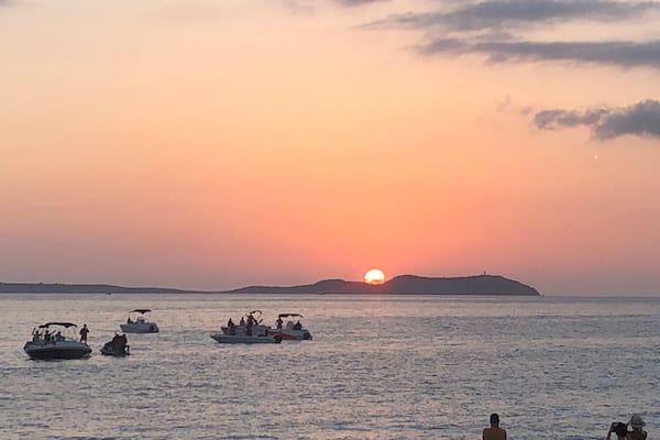 Sunset at Cafe Del Mar, Ibiza, Spain #lifeatexpedia #spain #ibiza #sunset