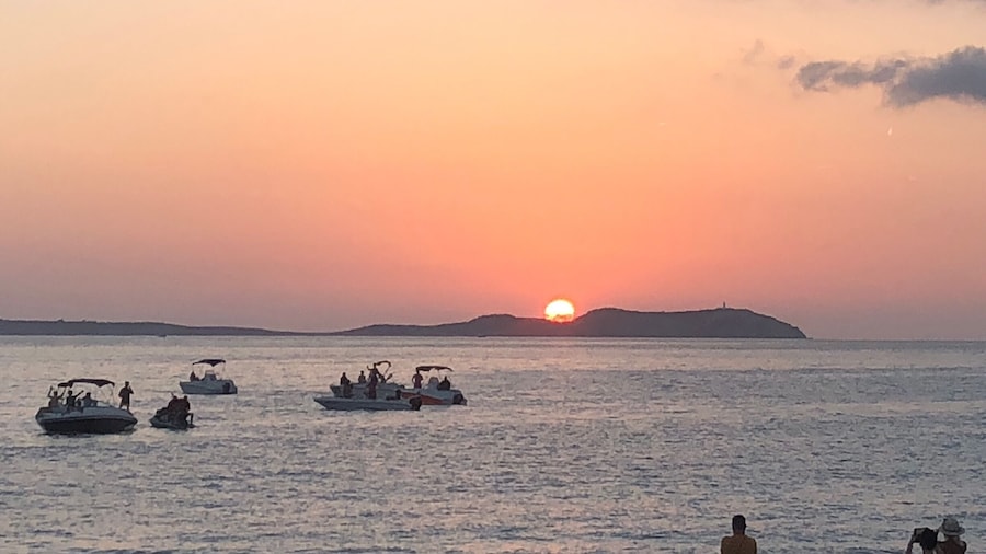 Sunset at Cafe Del Mar, Ibiza, Spain #lifeatexpedia #spain #ibiza #sunset