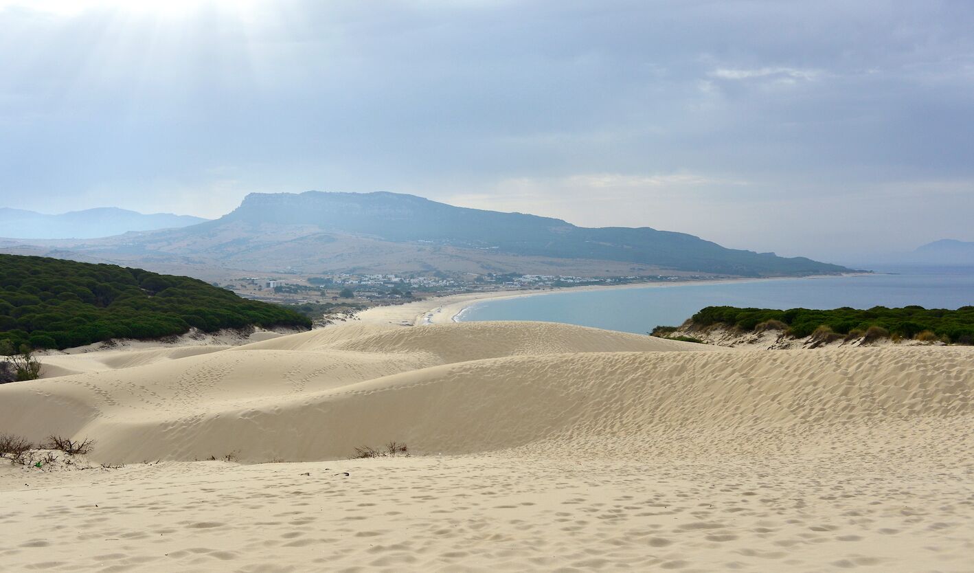 La Duna in Bolonia is a 30 meter high and 200 meter wide dune in the natural park of Estrecho. This is one of the most unspoilt coastal places in Andalucia. Hike up the dune before the sunrise and then see the sun come up with Morocco as the backdrop. #EndlessSummer #Spain #Andalusia