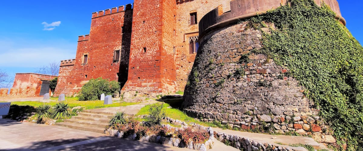 Castle in Castelldefels near Barcelona, Catalonia, Spain