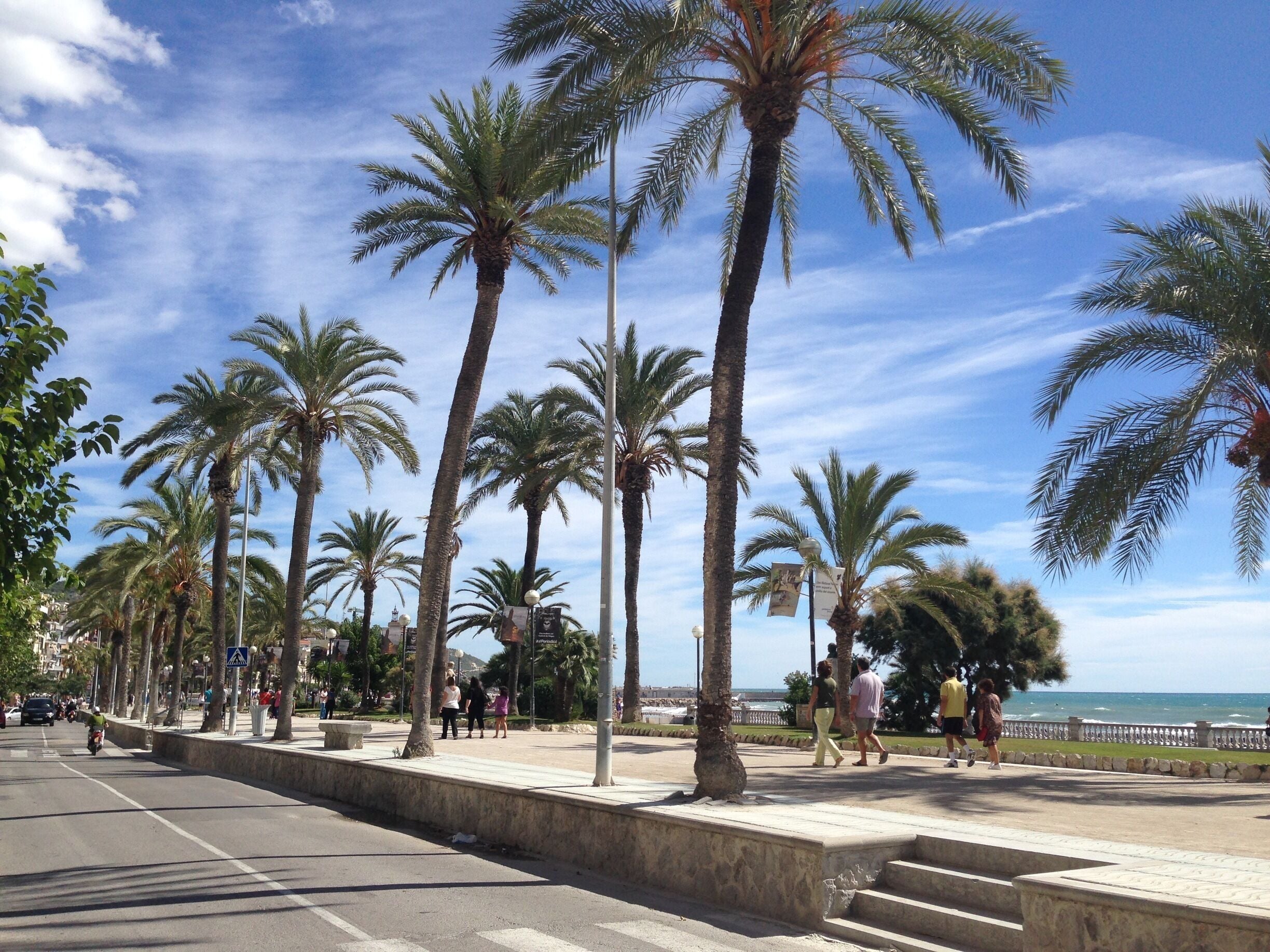 When you visit Sitges spend a lot of time just wandering. You'll find the city to be quite pretty!