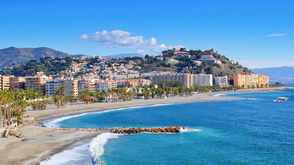 Almunecar, Spain, Costa del sol - Beautiful city and coast view