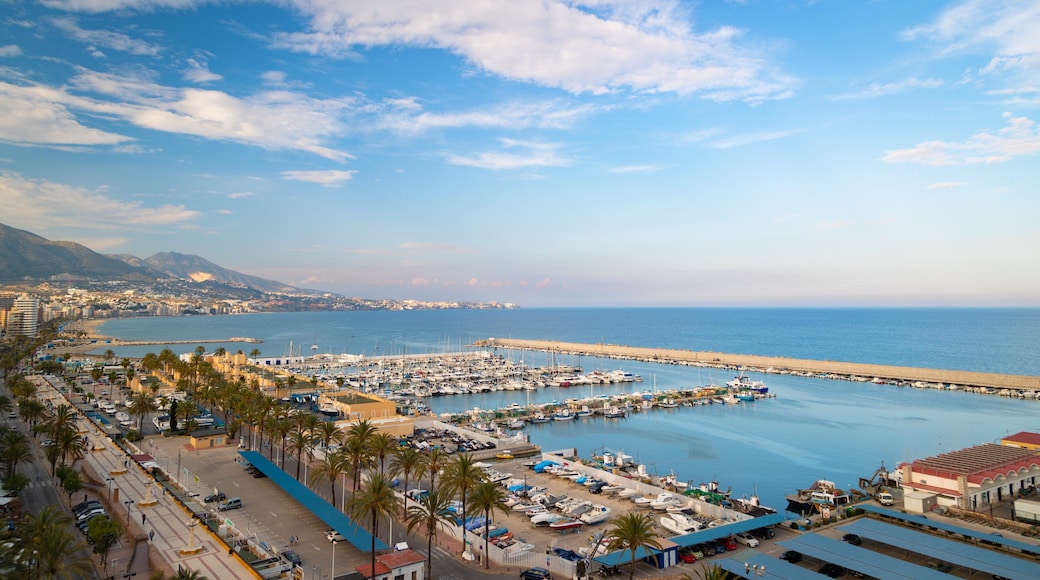 Fuengirola featuring a coastal town and landscape views